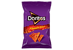 Doritos Flamin' Hot Chipsy kukurydziane o smaku bardzo pikantnym 75 g