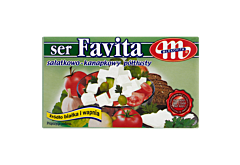 Mlekovita Favita Ser sałatkowo-kanapkowy półtłusty 270 g