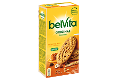 belVita Breakfast Ciastka zbożowe z miodem orzechami i kawałkami czekolady 300 g