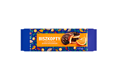 Biszkopty z galaretką o smaku pomarańczowym 135 g