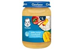 Gerber Jabłka mango i brzoskwinie z twarożkiem po 6. miesiącu 190 g