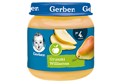 Gerber Gruszki Williamsa dla niemowląt po 4. miesiącu 125 g