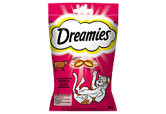 Dreamies Karma uzupełniająca dla kotów z wyśmienitą wołowiną 60 g