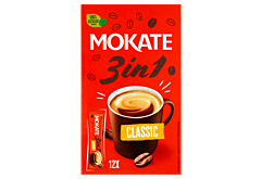 Mokate 3in1 Classic Rozpuszczalny napój kawowy w proszku 204 g (12 x 17 g)