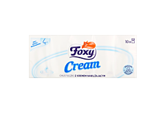 Foxy Cream Chusteczki z kremem nawilżającym 10 paczek