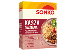 Sonko Kasza owsiana prażona pęczak 400 g (4 x 100 g)