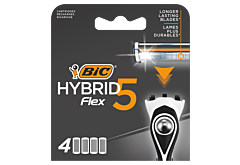 BIC Hybrid Flex 5 5-ostrzowe wkłady do maszynki do golenia 4 sztuki