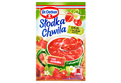 Dr. Oetker Słodka Chwila Kisiel z kawałkami owoców smak poziomka 31,5 g