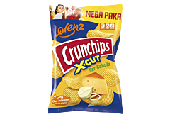 Crunchips X-Cut Chipsy ziemniaczane o smaku ser-cebula 200 g