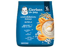 Gerber Kaszka bezmleczna ryżowa morela po 6. miesiącu 160 g