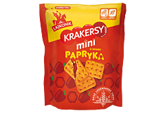 Lajkonik Krakersy mini o smaku papryka 100 g