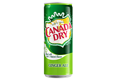 Canada Dry Ginger Ale Napój gazowany o smaku imbirowym 330 ml