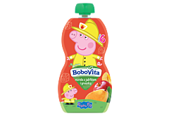 BoboVita Peppa Pig Mus morele z jabłkiem i gruszką po 6 miesiącu 100 g