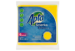 Apta Ścierka domowa 35 cm x 35 cm 6 sztuk