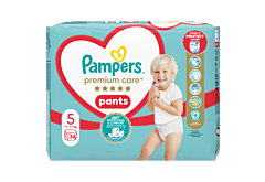 Pampers Premium Care Pieluchomajtki, rozmiar 5, 34 pieluszek, 11kg-17kg