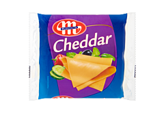 Mlekovita Cheddar Ser topiony w plastrach 130 g (8 plasterków)