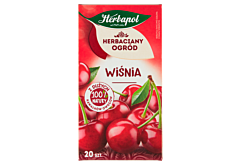 Herbapol Herbaciany Ogród Herbatka owocowo-ziołowa wiśnia 54 g (20 x 2,7 g)