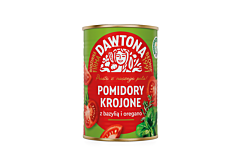 Dawtona Pomidory krojone z bazylią i oregano 400 g