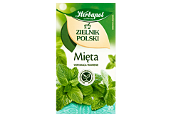 Herbapol Zielnik Polski Herbatka ziołowa mięta 40 g (20 x 2 g)