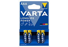 Varta Longlife Power AAA LR03 1,5 V Bateria alkaliczna 4 sztuki