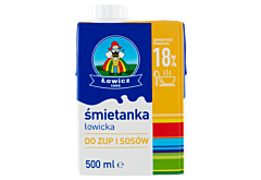 Łowicz Śmietanka łowicka UHT 18% 500 ml