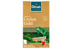 Dilmah Ceylon Gold Cejlońska czarna herbata 100 g (50 x 2 g)