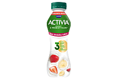 Activia Jogurt bez dodatku cukru truskawka banan 270 g