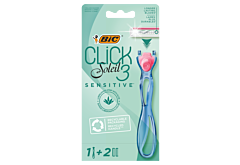 BIC Soleil Click 3 Sensitive 3-ostrzowa maszynka do golenia z wymiennymi wkładami 2 sztuki