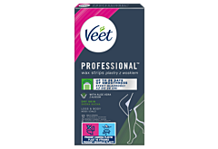 Veet Professional Plastry z woskiem skóra sucha 12 sztuk i 2 chusteczki