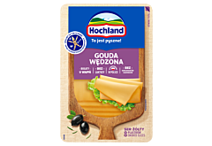 Hochland Ser żółty gouda wędzona w plastrach 135 g