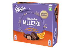 Milka Alpejskie Mleczko Pianka o smaku czekoladowo-pomarańczowym 330 g