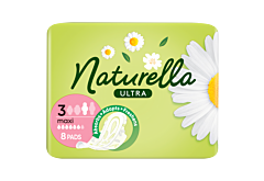 Naturella Ultra Maxi Rozmiar 3 Podpaski ze skrzydełkami × 8