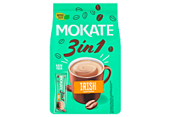 Mokate 3in1 Irish Cream Flavour Rozpuszczalny napój kawowy w proszku 170 g (17 g x 10)