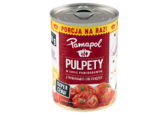 Pamapol Pulpety w sosie pomidorowym z marchewką i pietruszką 380 g