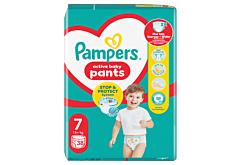 Pieluchomajtki Pampers Active Baby, rozmiar 7, pieluszki 38, 15kg+