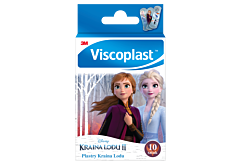 Viscoplast Kraina Lodu Dekorowane plastry dla dzieci 72 mm x 25 mm 10 sztuk