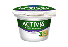 Activia Jogurt naturalny bez laktozy 165 g