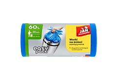 Jan Niezbędny Easy Pack Worki na śmieci zawiązywane 60 l 20 sztuki