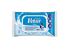 Velvet Pure Nawilżany papier toaletowy 48 sztuk