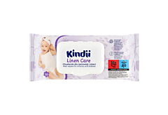 Kindii Linen Care Chusteczki dla niemowląt i dzieci 50 sztuk