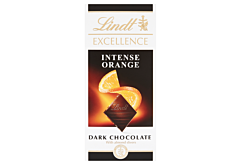 Lindt Excellence Szwajcarka czekolada deserowa z sokiem pomarańczowym i migdałami 100 g