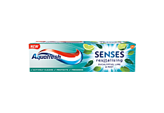 Aquafresh Senses Revitalising Eucalyptus Lime & Mint Pasta do zębów z fluorkiem 75 ml