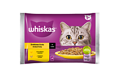 Whiskas Mokra karma dla kotów drobiowa uczta sos 340 g (4 x 85 g)