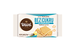 Wawel Wafle waniliowe bez dodatku cukru 110 g