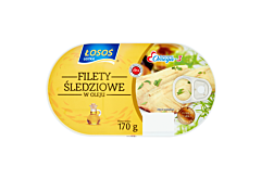 Łosoś Ustka Filety śledziowe w oleju 170 g