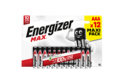 Energizer Max AAA-LR03 1,5 V Baterie alkaliczne 12 sztuk