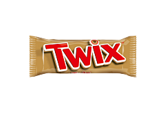 Twix Ciasteczka oblane karmelem i mleczną czekoladą 50 g (2 x 25 g)