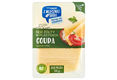 Z Mlecznej Drogi Ser żółty w plastrach gouda 300 g