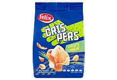 Felix Crispers Orzeszki ziemne smażone w skorupce o smaku cebulowym 125 g