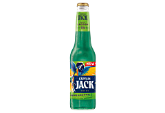 Captain Jack Blue Lagoon Piwo z napojem o smaku pomarańczy ananasa i grenadyny 400 ml